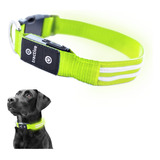 Collar Para Perro Tractive Con Luz Led, Recargable Por Usb, 