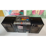 Rádio Boombox Jvc Pc100 Walkman Destacável Anos 80 Leia Bem