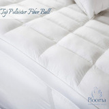 Pillow Top Plooma Colchão Queen 160x200x7cm Fibra Fiber Ball