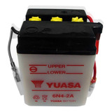 Bateria Yuasa 6n4 2a Ax 100 / 115 Obviamente - Fas Motos