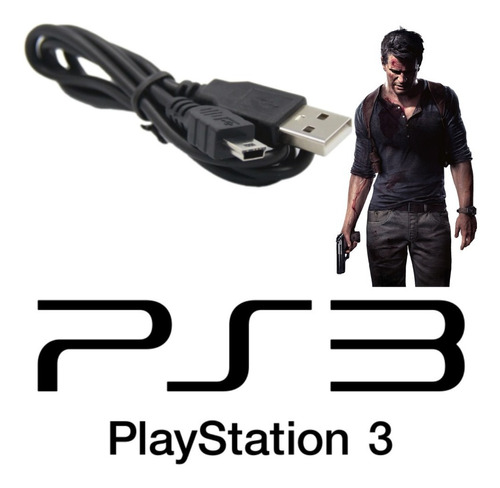 Cable Carga Y Datos Compatible Control Playstation 3 (ps3)