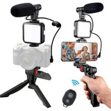 Set De Vlogs De Video En Vivo Para Teléfono Celular, Cámara,