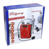 Bocina Portatil Megafono Bluetooth Ridgeway Bs-568