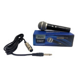 Microfono De Mano Moon M24 Karaoke Voces Con Cable Dinamico 