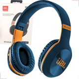 Fone De Ouvido 951bt Headphone Rádio Fm Mp3 Sd Bluetooth Wireless Cor Azul