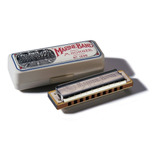 Gaita Hohner Marine Band 1896 C Dó Diatônica Com Estojo