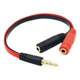 Cable Adaptador Miniplug Macho A 2 Miniplug Hembra Ps4 Cuota