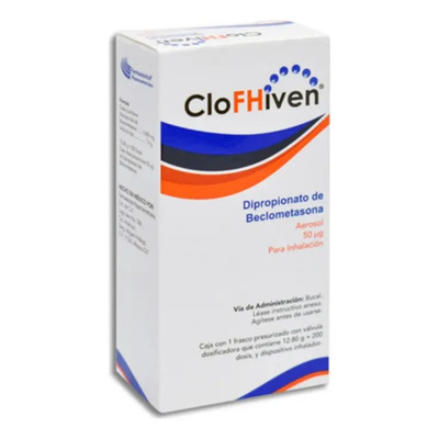 Clofhiven CLOFHIVEN AEROSOL 50 mcg, 1 INHALADOR 200 DOSIS - Farmacéutica hispanoamericana, s.a. de c.v. | MercadoLibre