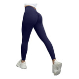 Leggins Push Up Apertura V Trasera Levanta Cola Para Mujer