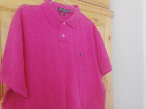 Chomba Polo Xxl Rosa Oscuro Excelente Estado