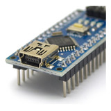 Placa Arduino Nano V3 168p Ch340 Pino Soldado