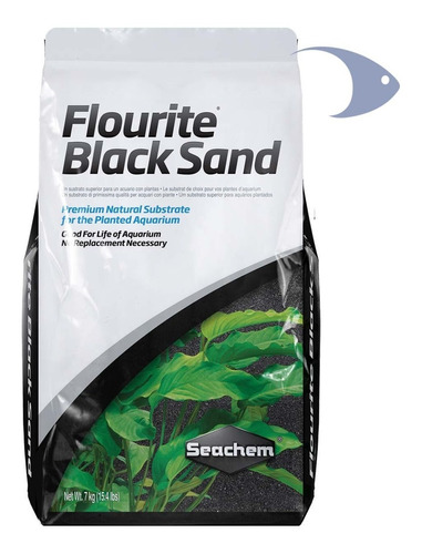 Flourite Black 7kgs Seachem Plantado Acuarios Sustrato