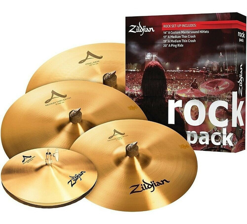 Zildjian A Rock Cymbal Pack A0801r
