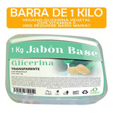 1 Kg Jabón Base Glicerina Transparente Alta Dureza Vegano