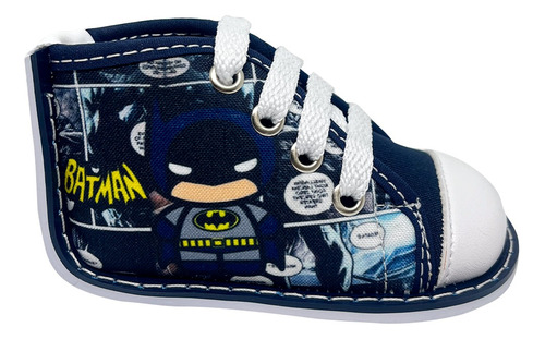 Zapato No Tuerce Tenis Estampado Niño Batman Capitan America