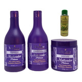 Kit Matizador Maycrene ( Shamp + Cond + Másc ) + Brinde