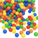 Pack 200 Pelotas Plásticas Para Piscina Colores 7cm