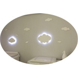 Nuvem Com Luz Led Luminaria Com Led Quarto Bebe Kit 2 Pc