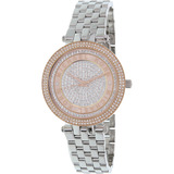 Reloj Michael Kors Para Mujer Mk3446 Mini Darci Plateado En