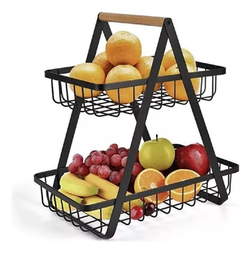 Organizador Almacenador Estante Frutas Y Verduras 2 Niveles