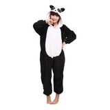 Pijama Kigurumi Urso Panda Cosplay Macacão Infantil Adulto 