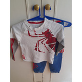 Conjunto Remera Pantalón adidas. 12-18m. (usado).