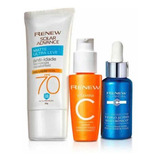 Kit Hialurônico Vitamina C Solar Advance 3 Produtos