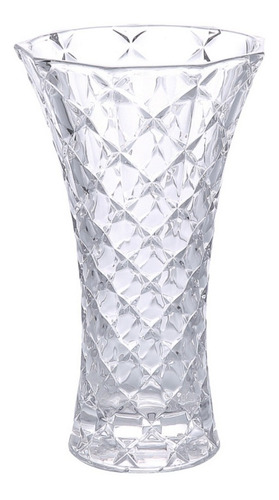 Vaso De Vidro Cristal Redondo Diamond 24cm 1044m Lylhome