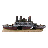 Adorno Decorativo Para Acuario Del Titanic, Barco Perdido