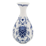 Vaso Decorativo Em Porcelana Luxo Estilo Oriental