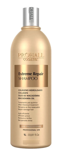 Shampoo Profissional Macadâmia Extreme Repair 1litro Prohall