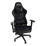 Butaca Gamer Müvi Gc-046 Reclinable 180º Apoya Brazos Color Negro Material Del Tapizado Cuero Sintético