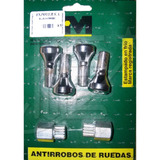 Bulones Antirrobo Peugeot 206 207 306 307 Llanta De Chapa