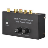 Pré-amplificador Phono M/m Com Interruptor De Alimentação Ul