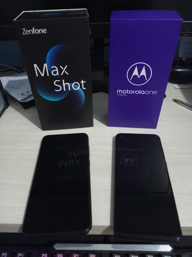 Motorola One Vision E Asus Zenfone Maxshot, No Estado. 