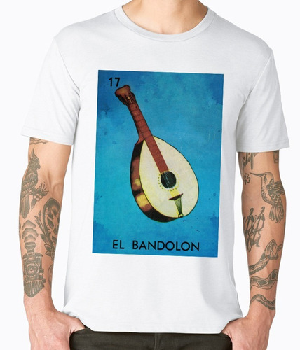 Playeras Cleen Alexer Loteria El Bandolon Mod 34