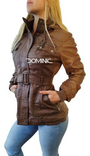 Campera Cuero E. Mujer Tmill Importada