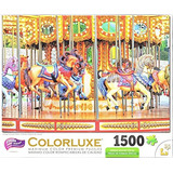 Puzzle Colorluxe 1500 Piezas Caballos Vintage Carousel