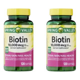 Biotina Spring 10000 Mcg X2 Und