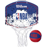 Tablero De Basketball Puerta Wilson Mini 28,5x24 Cm Azul 