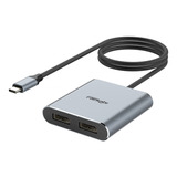 Fairikabe Usb C A Dual Displayport Mst Hub Splitter, Dual 4k