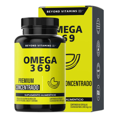 Omega 3 6 9 - Con Contenido Alto de Omega 3 Capsulas (DHA y EPA), Ácido Alfa Linoléico y Omega 6 - Omega 3 Salmon - Aceite de Pescado - Vitaminas Mujer \u002F hombre - (60 Caps) | MercadoLibre