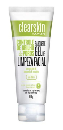 Sabonete Gel De Limpeza Facial Avon Clearskin