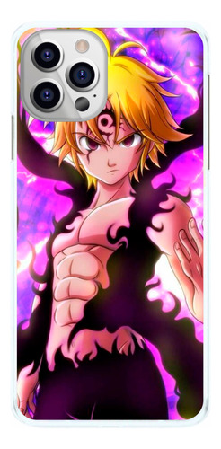 Capinha Meliodas Black Purple Poder Capa De Celular