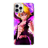 Capinha Meliodas Black Purple Poder Capa De Celular