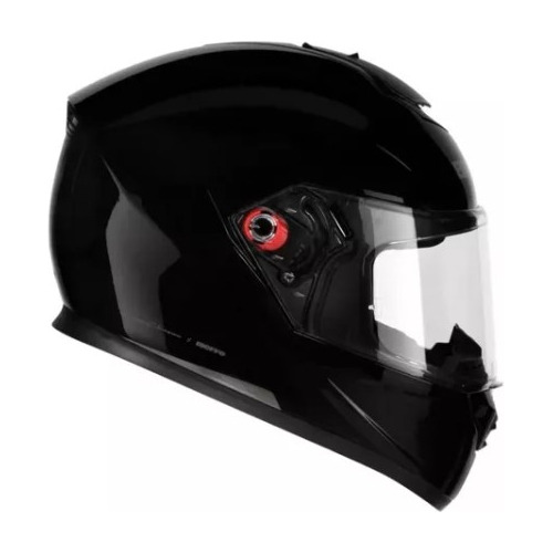 Capacete Bieffe B-12 Classic Preto Brilhoso