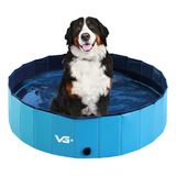 Piscina Para Cachorro Pets Dobrável 120 Cm X 30 Cm Vg+