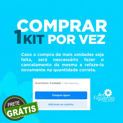 Kit 3 Suportes Doce Prateleira