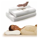 2 Almohadas Memory Foam Ortopédica Con Aloe Vera