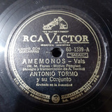 Pasta Antonio Tormo Y Su Conjunto Rca Victor C200